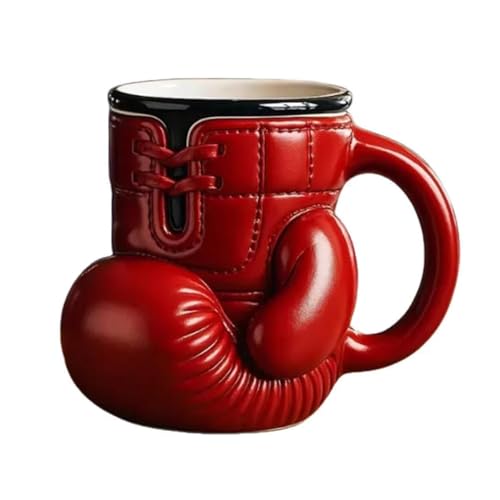 LIANTIAN Einzigartige dekorative Tasse, Designer-Dekor für den Büroschreibtisch, hebt die Raumästhetik hervor, tief symbolisch, perfekt für die Innendekoration.(Red,12 * 9 * 9.5CM) von LIANTIAN