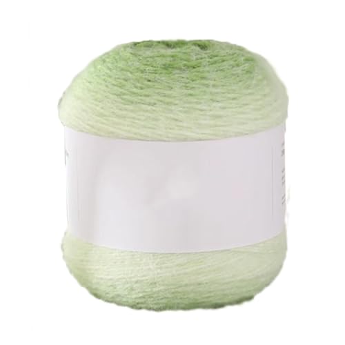 LIANTIAN Handstrickgarnlinie, Farbverlaufsgarn mit langem Flor, hervorragende Wärmespeicherung, hohe Fehlertoleranz, zum Stricken geeignet.(Green,200g/skein) von LIANTIAN