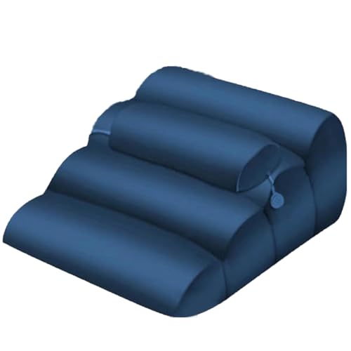 LIANTIAN Rückenlehnenpolster für ältere Menschen, Slope Care Pads, Golden Slope Design, hautfreundlich und atmungsaktiv, geeignet für zu Hause(Ink Blue,65 * 50 * 20cm) von LIANTIAN