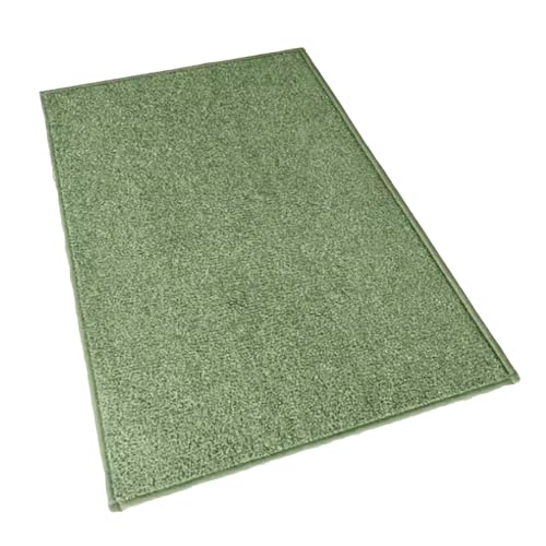 LIANTIAN Saugfähige Fußmatte, Rutschfester Badezimmerteppich, sicherer Halt, schnelltrocknend, für den Heimgebrauch geeignet.(Green,50 * 80 * 0.1CM) von LIANTIAN