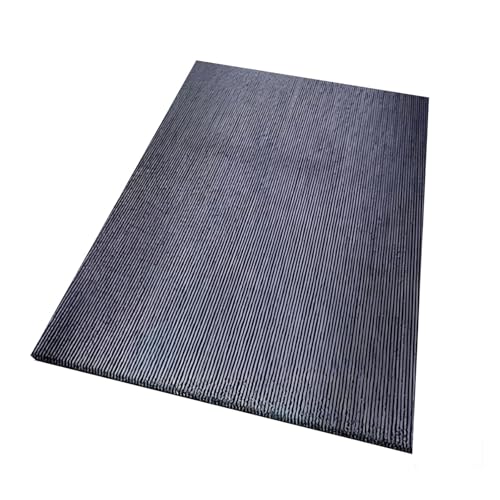 LIANTIAN Saugfähige Fußmatte, Rutschfester Teppich, schmutzabweisende Oberfläche, hervorragender Fußkomfort, ideal für den Heimgebrauch(Gray,50 * 120 * 0.57) von LIANTIAN