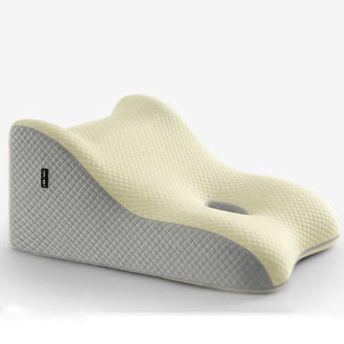 LIANTIAN Stärkendes Schlafrückenkissen, wissenschaftliches Neigungsdesign, passt Sich dem Körper an, ist abnehmbar und waschbar, geeignet für zu Hause(Gray,60 * 50 * 30CM) von LIANTIAN