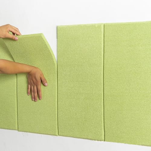 LIANTIAN Wandkissenpolsterung, Wandpolsterung für Schlafzimmer, weich und bequem, Antikollisions-Wandpolsterung für Kinder, geeignet für Schlafzimmer(Green,30 * 60cm) von LIANTIAN