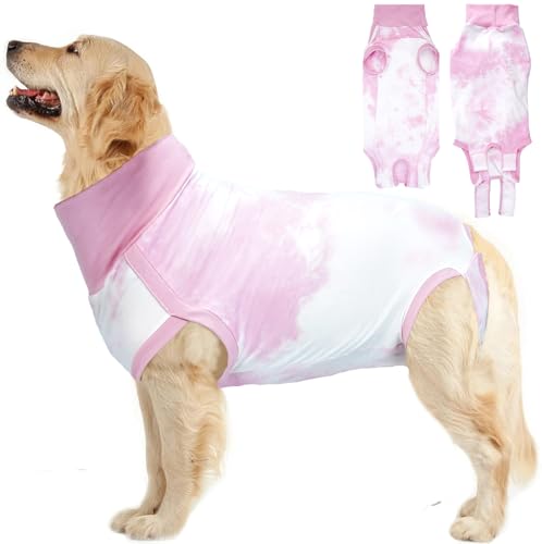 LIANZIMAU Hundebody Nach Op Kastration Rüde Body für Hunde Nach Op Body Hund Hündin Hunde-Einteiler Wundschutzanzüge für Hunde Chirugenanzug Pet Shirts XL von LIANZIMAU