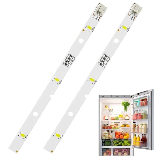Kühlschrank Lichtleiste,2 Stück Lichtleisten für Kühlschrank,LED Kühlschrank Licht,für Kühlschrank E349766 MDDZ-162A 1629348 DC12V 2W,Kühlschrank KIFF5017 KIFF5020 KIFF7017 KIFF7020 KIFF7020 Kühlschrank Lichtleiste,2 Stück Lichtleisten für Kühlschrank,LED Kühlschrank Licht,für Kühlschrank E349766 MDDZ-162A 1629348 DC12V 2W,Kühlschrank KIFF5017 KIFF5020 KIFF7017 KIFF7020 KIFF7020 von LIAVOP
