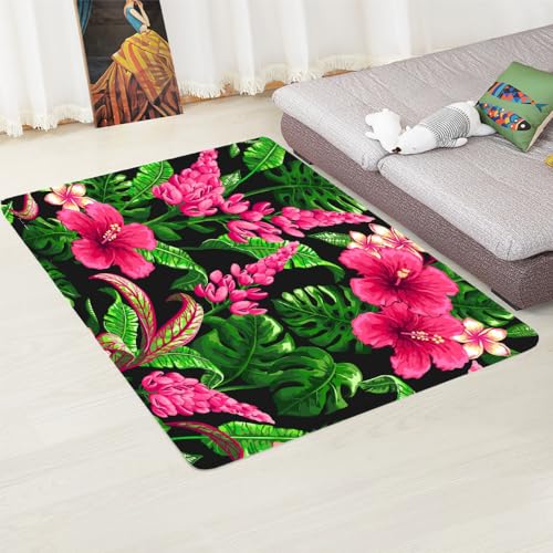 LIAZLIUT Weiche, Moderne Plüschteppiche, Blumenblätter-Teppich, rutschfeste Teppiche, Künstlerische, Traditionelle, Einzigartige Teppiche (50 X 80 cm) von LIAZLIUT