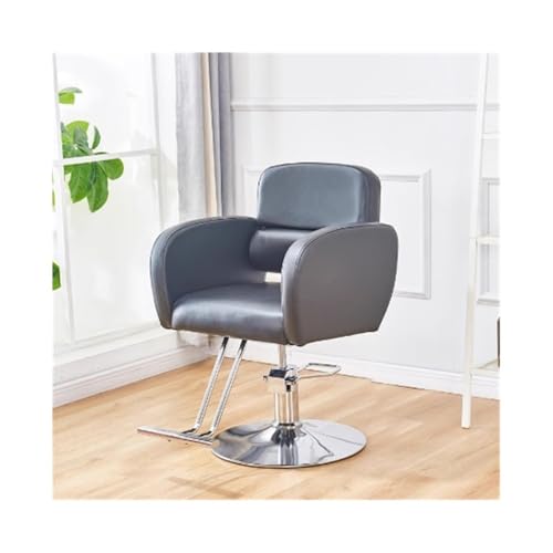 LIBANGRONG-888 Friseurstuhl Salonstuhl Friseurstuhl, Exklusiver Friseurstuhl for Schönheitssalons, Friseurstuhl mit Liftfunktion Rollhocker(Schwarz) von LIBANGRONG-888