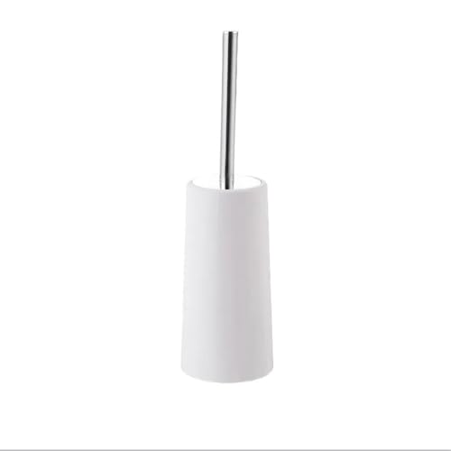 LIBANGRONG-888 Klobürste Toilettenbürstenhalter-Set for Badezimmer, Toilettenbürste aus Kunststoff mit langem Griff, for WC-Badezimmerboden Kreatives WC-Bürstenset(Weiß) von LIBANGRONG-888