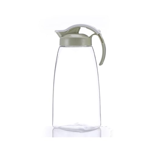 LIBANGRONG-888 Teeservice 2,15 l Wasserkrug aus Kunststoff, kälte- und temperaturbeständig, große Kapazität, Fruchtsaftkrug, Haushaltskühler, Teekanne, Flasche, Trinkgeschirr Teekannenset(Green) von LIBANGRONG-888