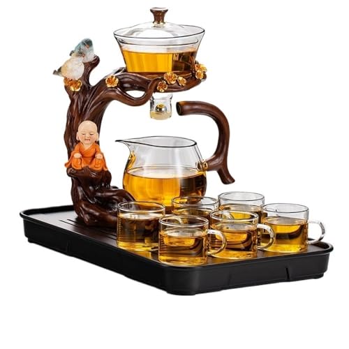 LIBANGRONG-888 Teeservice Glastee-Set, Faule Teezubereitung, Teekanne, Teetasse, Heim-Kung-Fu-Tee, automatische Teekannenset LIBANGRONG-888 Teeservice Glastee-Set, Faule Teezubereitung, Teekanne, Teetasse, Heim-Kung-Fu-Tee, automatische Teekannenset von LIBANGRONG-888