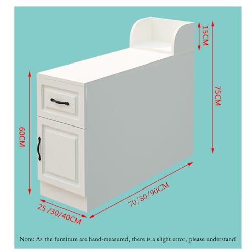Sofatisch, Konsolentisch, Buffetschrank Eckschrank, skandinavisches Sideboard, einfacher Telefontisch, wiederaufladbare Armlehne, Wohnzimmer, schmaler Sofa-Beistelltisch(Grigio,70x40x60cm) von LIBANGRONG-888