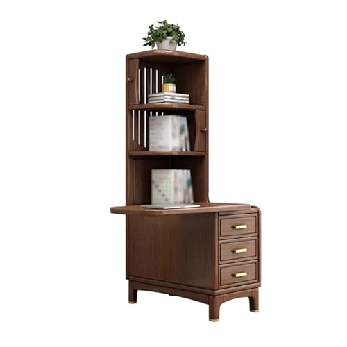 Sofatisch, Konsolentisch, Buffetschrank Neues Sofa-Sideboard aus Massivholz im chinesischen Stil, Sideboard aus Walnussholz, Wohnzimmer-Beistelltisch, Ecktisch, Sofa-Endtisch, Eckschrank(Right) von LIBANGRONG-888