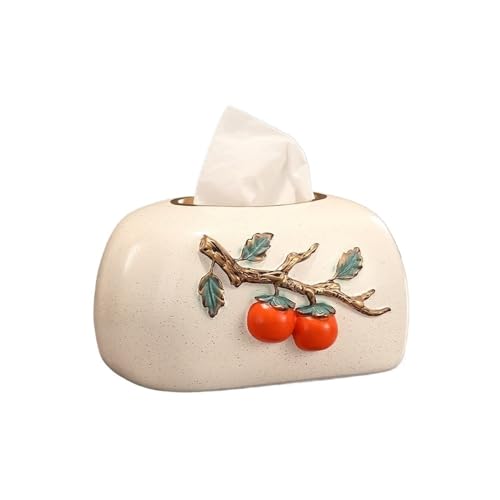 Taschentuchbox-Halter Tissue Box Persimmon Form Relief Hause Wohnzimmer Dekorative Ornamente Serviettenspender Taschentuchbox-Halter Tissue Box Persimmon Form Relief Hause Wohnzimmer Dekorative Ornamente Serviettenspender von LIBANGRONG-888