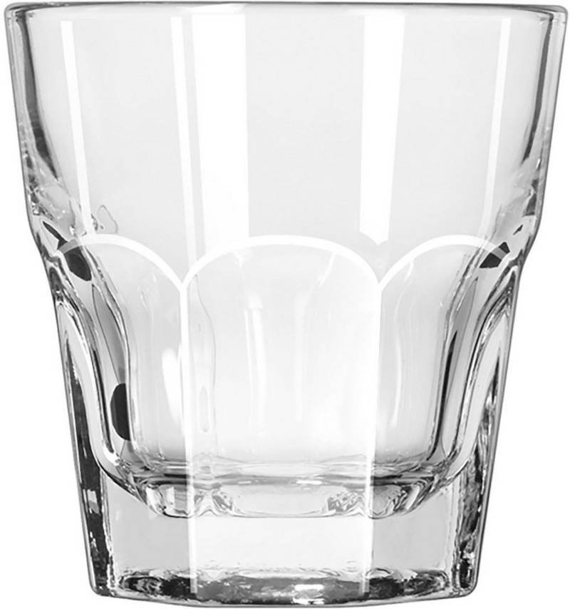 LIBBEY Gläser-Set Rocks Glas -GIBRALTAR-, 237 ml, Ø 8,5 cm, H: 9 cm, 12er Set, Glas, hochwertig verarbeitet, im modernen Design von LIBBEY