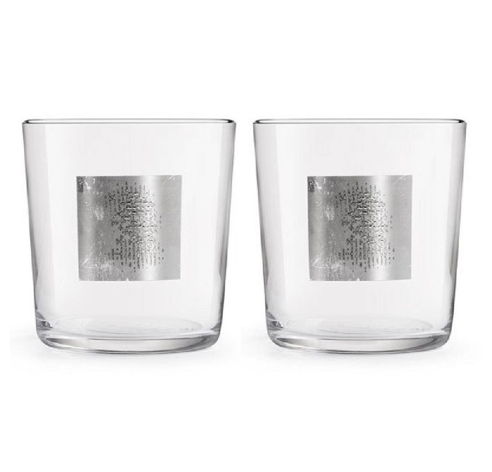 LIBBEY Schnapsglas Whiskygläser Tactile Silber (2-teilig) von LIBBEY