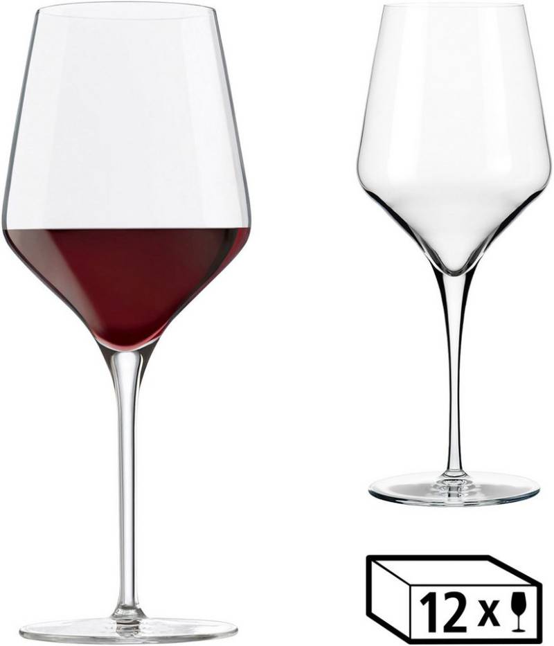LIBBEY Weinglas Libbey 12er Set -PRISM-, Glas, 473 ml, hochwertig verarbeitet, im modernen Design von LIBBEY