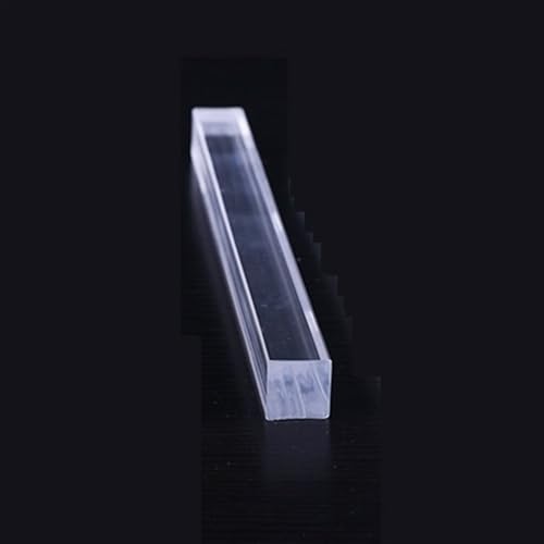 Glatter Acryl-Vierkantstab, 500 mm lange Acryl-Kunststoffstäbe, flacher massiver Acrylstab als Modellstütze for Tortenständer(40x40mm) von LIBCAM