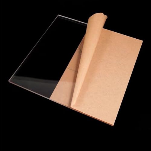 Mehrzweck-Acrylplatte, 150 x 200 mm Kunststoff-Acrylplatte, funktionale klare Acrylplatte for Bastel-Tischschilder(5mm) von LIBCAM