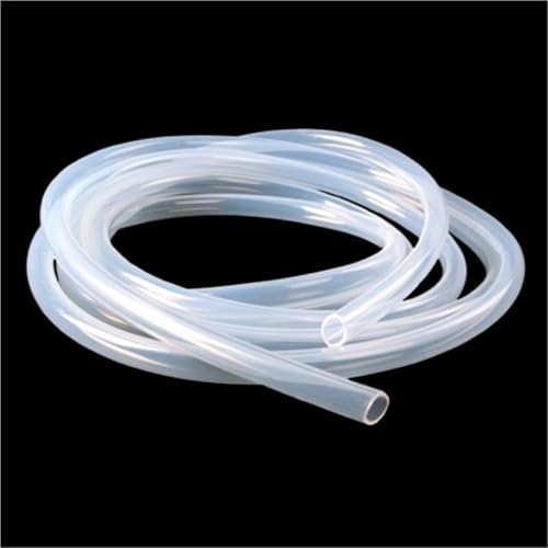 Transparenter Silikonschlauch, 1/3/5 Meter, 0,5-12 mm flexibles Gummirohr for Brauen von Gummischläuchen for Wasser(6MM*8MM*3METERS) von LIBCAM