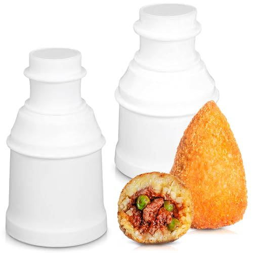 2 Stück Fleischbällchen Arancini Maker Form – LIBERHAUS Japanische Küche Mini Schaufel Sushi Reisball Maker Sushi Kit Niedliche Küchenhelfer – Kunststoff Bento-Ball Form Reisschaufel Küche DIY Sushi von LIBERHAUS