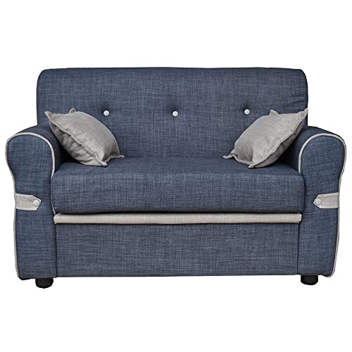 LIBEROSHOPPING.eu - LA TUA CASA IN UN CLIK 2-Sitzer-Sofa aus gepolstertem Stoff ERMES (Anthrazit) von LIBEROSHOPPING.eu - LA TUA CASA IN UN CLIK