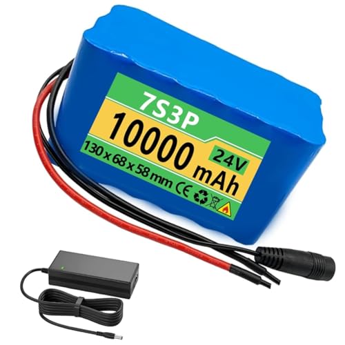 24V 10Ah 7S4P Lithiumbatterie Ebike-Batterie Li-Ionen-Akku Mit Ladegerät Und BMS Für EIN Motorkit Unter 500W T von LIBRACTA
