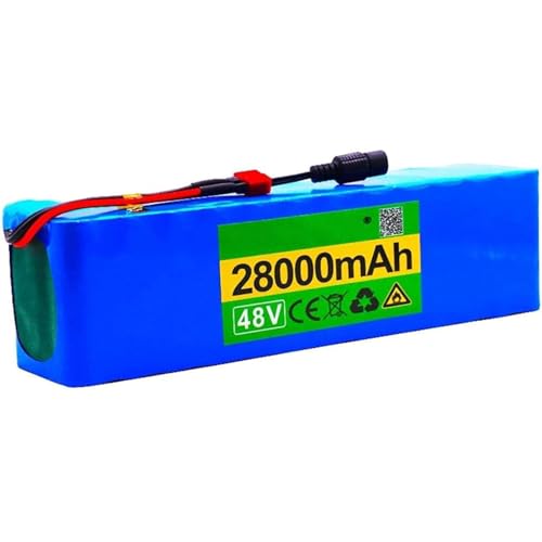 48 V 28 Ah 13S5P E-Bike Lithium-Ionen-Akkupack Mit Ladegerät Eingebauter BMS-Schutz Ideal Für 200-1000 W Elektrofahrradmotor T von LIBRACTA