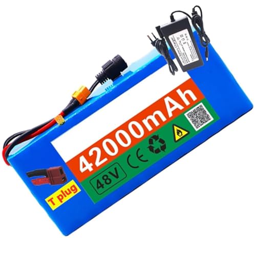 48V 42Ah 13S3P E-Bike-Akku Lithium-Akkupack, Wasserdichter Lithium-Ionen-Elektrofahrradakku Für Elektroroller, Mit Ladegerät T 48V 42Ah 13S3P E-Bike-Akku Lithium-Akkupack, Wasserdichter Lithium-Ionen-Elektrofahrradakku Für Elektroroller, Mit Ladegerät T von LIBRACTA