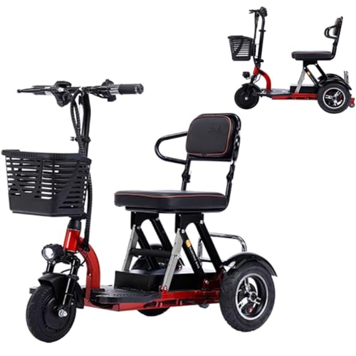 Rollstuhl Faltbar Leicht,Rollator 3 Räder,Elektro-Dreirad,Elektro Dreirad,Zusammenklappbarer Mobilitätsroller,Für Senioren, Erwachsene, Behinderte Ältere Menschen Rollstuhl Faltbar Leicht,Rollator 3 Räder,Elektro-Dreirad,Elektro Dreirad,Zusammenklappbarer Mobilitätsroller,Für Senioren, Erwachsene, Behinderte Ältere Menschen von LIBRACTA