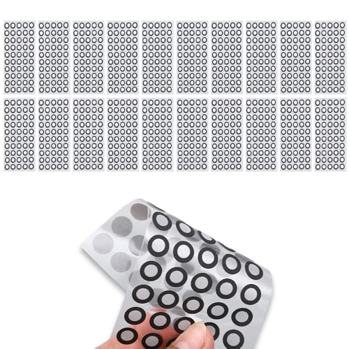 3D -Scanmarker, 1000 PCS ID 6mm OD 10mm Hohe Reflexion Starker Adhäsion 3D -Tracking -Punkt -Referenzpunktmarker für Scanaufgaben, Bewegungsaufnahmen Felder von LICAEVEY