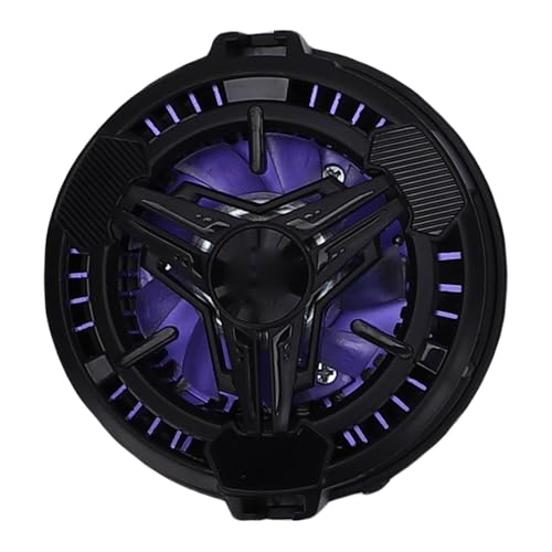 LICAEVEY Magnetischer Kühllüfter, Telefonkühler mit Digitalanzeige, RGB -Lichtern, Halbleiterkühlungslüfter 8 Blätter, Universelle Klemmen für Gaming -Streaming -Fotografie LICAEVEY Magnetischer Kühllüfter, Telefonkühler mit Digitalanzeige, RGB -Lichtern, Halbleiterkühlungslüfter 8 Blätter, Universelle Klemmen für Gaming -Streaming -Fotografie von LICAEVEY