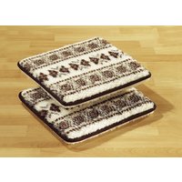 Licardo-Stuhlkissen, 2er-Set, aus reiner Schurwolle von LICARDO