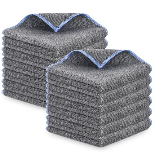 LICARGO 12x Mikrofasertücher Auto mit 220GSM - extrem saugstark und schonend weich - 30x30cm Allround Microfasertuch Autopflege - fusselfreies Poliertuch Auto, Mikrofasertuch Auto Trockentuch von LICARGO