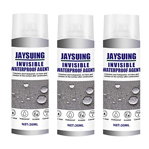 3 Stück Super Strong Bonding Spray, Durchlässiges Unsichtbares Nano-wasserdichtmittel Für Risse/Außenwände/Fenster/Badezimmer, Mighty Sealant Spray von LICHENGTAI