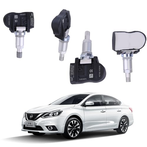 4PCS TPMS Reifendrucksensor Vorne Hinten Kompatibel für QX50 II NV200 Nissan X-Trail Renault Megane RDKS Sensor Reifendruckkontrollsensor Reifendruckkontrollsystem 407004CB0A, 407704CB1B 407004CB0B 4PCS TPMS Reifendrucksensor Vorne Hinten Kompatibel für QX50 II NV200 Nissan X-Trail Renault Megane RDKS Sensor Reifendruckkontrollsensor Reifendruckkontrollsystem 407004CB0A, 407704CB1B 407004CB0B von LICHENGTAI
