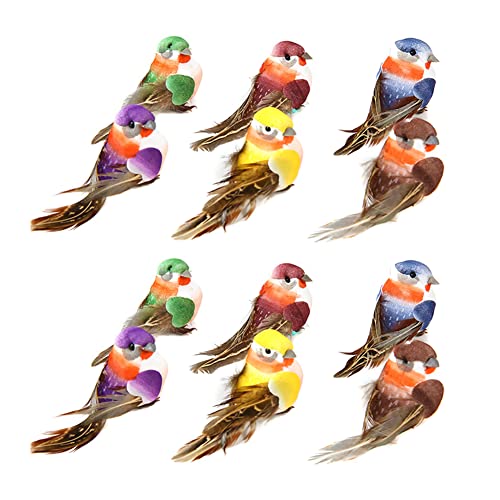 LICHENGTAI 12 Stück Künstliche Federvögel Vogelfigur Simulation Vogel Gartenfigur Vogel Künstliche Feder Vögel Künstliche Schaum Vögel Auf Clips Gartendeko Ornamente Figuren Garten Frühling Deko LICHENGTAI 12 Stück Künstliche Federvögel Vogelfigur Simulation Vogel Gartenfigur Vogel Künstliche Feder Vögel Künstliche Schaum Vögel Auf Clips Gartendeko Ornamente Figuren Garten Frühling Deko von LICHENGTAI