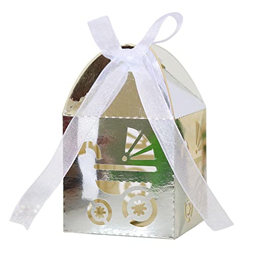 LICHENGTAI 50 Stück Geschenkbox Taufe Kinder Party Süßigkeiten Kasten Gastgeschenke Schachtel Gastgeschenke Box mit Schleife, Pralinenschachtel für Kinder Geburtstag Taufe Geburt Party LICHENGTAI 50 Stück Geschenkbox Taufe Kinder Party Süßigkeiten Kasten Gastgeschenke Schachtel Gastgeschenke Box mit Schleife, Pralinenschachtel für Kinder Geburtstag Taufe Geburt Party von LICHENGTAI