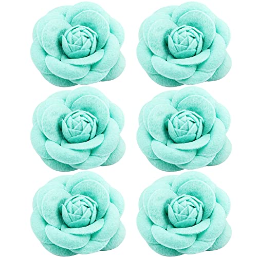 LICHENGTAI 6 Stück Kamelie Brosche Für Damen, Blumen Broschen Boutonniere Pins Für Frau Schals Schnalle Pin Stoff Kunst Stoff Blume Brosche Mode Kleidung Schmuck Accessoires Mädchen Geschenke von LICHENGTAI