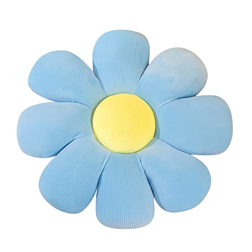 LICHENGTAI Blumenförmiges Kissen, Blumenform Plüsch Kissen Blumen Bodenkissen Blumenplüschkissen Sitzkissen, Sonnenblume Plüschtier für Kinderzimmer Hause Sofa Dekoration von LICHENGTAI