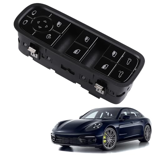 Fensterheberschalter Vorne Links 971959858C Kompatibel mit Porsche Panamera 2016-2023 Fensterheber Schalter für Elektrische Steuertaste Electric Power Fensterheber Autofenster Schalter Fensterheberschalter Vorne Links 971959858C Kompatibel mit Porsche Panamera 2016-2023 Fensterheber Schalter für Elektrische Steuertaste Electric Power Fensterheber Autofenster Schalter von LICHENGTAI