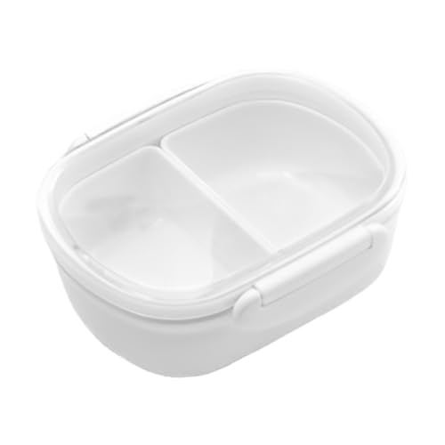 LICHENGTAI Geteilte Lunchbox, Brotdose Kinder mit Fächern Mikrowelle Heizung Lunchboxen Auslaufsichere Bento Box für Studenten Büroangestellte Schulen Büro von LICHENGTAI