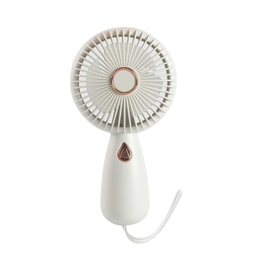LICHENGTAI Handventilator Mini Ventilator USB Persönlicher Ventilator Leise Handventilator Batteriebetrieben Tragbarer Lüfter Elektrischer Aufladbarem Batterie für Reisen Draußen Büro von LICHENGTAI