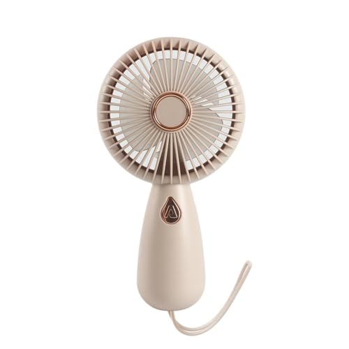 LICHENGTAI Handventilator Mini Ventilator USB Persönlicher Ventilator Leise Handventilator Batteriebetrieben Tragbarer Lüfter Elektrischer Aufladbarem Batterie für Reisen Draußen Büro von LICHENGTAI