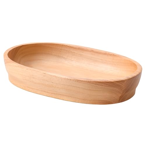 LICHENGTAI Haushaltsgeschirr Schalen aus Holz, Ovale Schale aus Holz Getrocknete Früchte Tablett Holzgeschirr Küchenschale Dekoration für Lebensmittel Sushi Dessert Foto Requisite LICHENGTAI Haushaltsgeschirr Schalen aus Holz, Ovale Schale aus Holz Getrocknete Früchte Tablett Holzgeschirr Küchenschale Dekoration für Lebensmittel Sushi Dessert Foto Requisite von LICHENGTAI