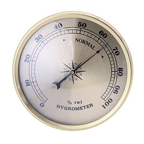 LICHENGTAI Hygrometer Analog Luftfeuchtigkeit, Hygrometer Innen Analog, Zimmerthermometer und Luftfeuchtigkeitsmessgerät, Glockenthermometer für zu Hause oder im Büro von LICHENGTAI