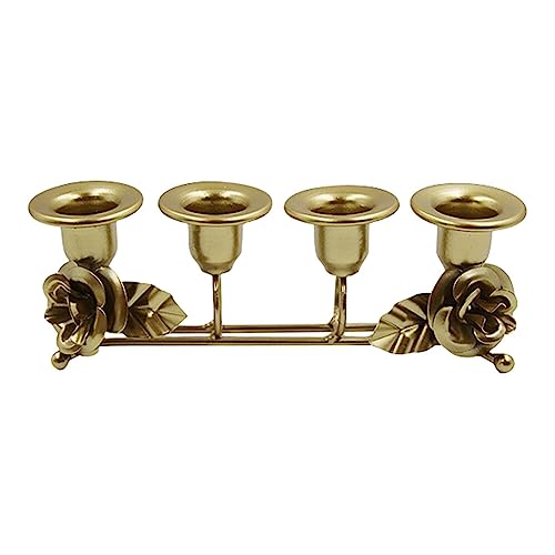 LICHENGTAI Kerzenständer Stabkerze Vintage Metall Kerzenhalter Kreative Blumen Kerzenleuchter 4 Kerzen Ständer Teelichthalter für Hochzeitstafeln Kerzenhalter für Esszimmer Weihnachtstische LICHENGTAI Kerzenständer Stabkerze Vintage Metall Kerzenhalter Kreative Blumen Kerzenleuchter 4 Kerzen Ständer Teelichthalter für Hochzeitstafeln Kerzenhalter für Esszimmer Weihnachtstische von LICHENGTAI