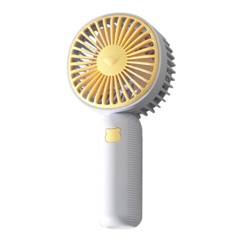 LICHENGTAI Mini Handventilator Taschenventilator USB Ventilator 400mAh Mini USB Wiederaufladbar Hand Ventilatoren Kleiner Taschenventilator Elektrischer Aufladbarem Batterie für Reisen Draußen Büro von LICHENGTAI