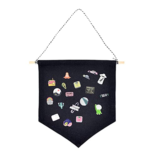 LICHENGTAI Pin Banner Wandbehang Brosche Pin Abzeichen Display Fall Hängen Brosche Pin Organizer Display Pins Lagerung Fall Pin Display Wimpel Banner für Emaille Revers Abzeichen Sammlung von LICHENGTAI