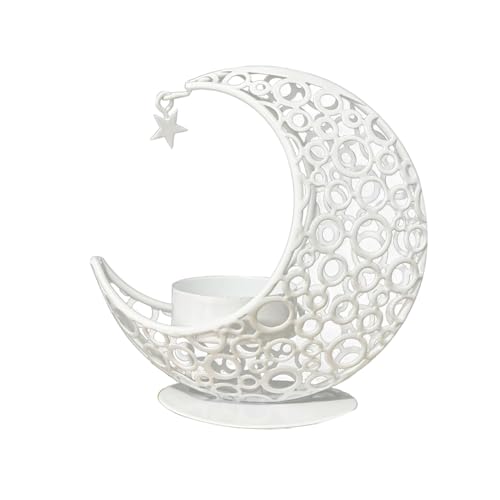 LICHENGTAI Ramadan Kerzenhalter Ramadan Deko Teelichthalter Eid Mubarak Kerzenhalter Mondform Windlicht Eid Mubarak Teelichthalter Metall für Ramadan Hochzeit Wohnzimmer LICHENGTAI Ramadan Kerzenhalter Ramadan Deko Teelichthalter Eid Mubarak Kerzenhalter Mondform Windlicht Eid Mubarak Teelichthalter Metall für Ramadan Hochzeit Wohnzimmer von LICHENGTAI