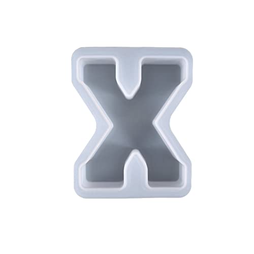 LICHENGTAI Silikonform Buchstaben Groß Epoxidharz Formen Buchstaben 3D Harz Gießen Formen Set Capital Alphabet Epoxidform für Geburtstagsfeier Dekoration Handwerk DIY Dekoration von LICHENGTAI
